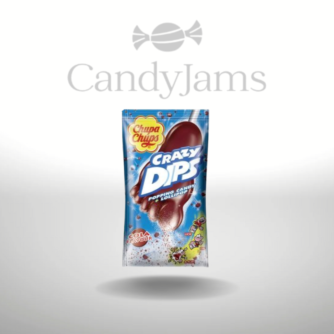 Chupa Chups Crazy Dips Cola 14g (Karton mit 24 Stück)