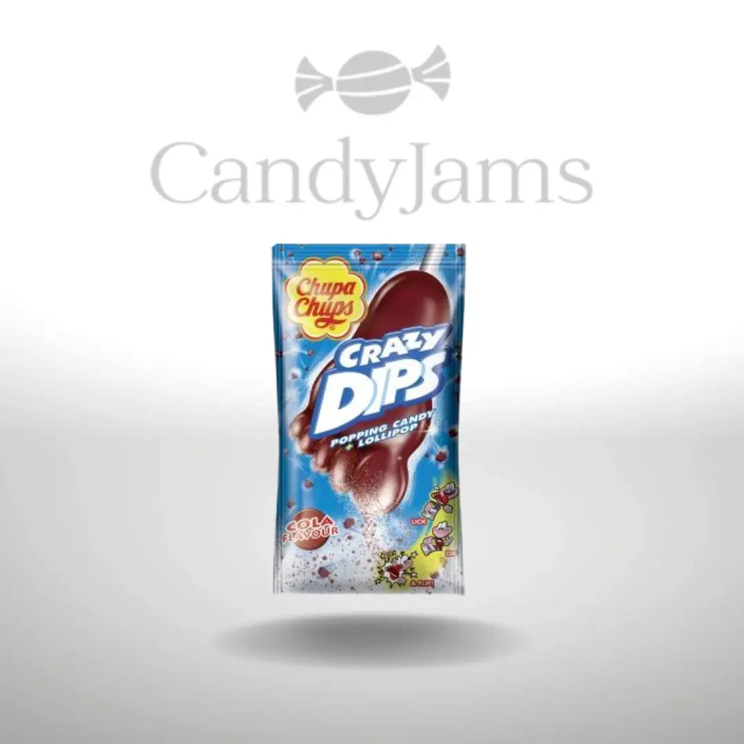 Chupa Chups Crazy Dips Cola 14g (Karton mit 24 Stück) Candy Jams