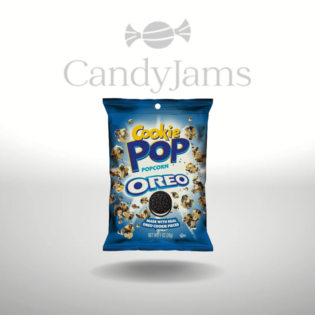 Cookie Pop Oreo Popcorn 28g (doos van 64 stuks) Houdbaar tot: 23 april 2025