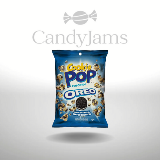 Cookie Pop Oreo Popcorn 28g (doos van 64 stuks) Houdbaar tot: 23 april 2025