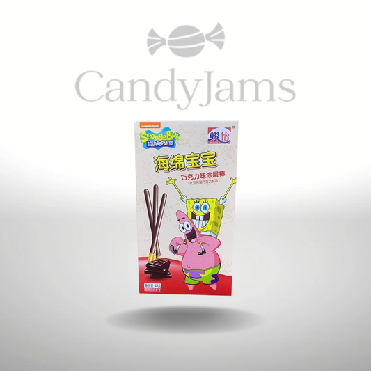 SpongeBob SquarePants Coated Stick Chocolate Asia 48g (doos van 36 stuks) Houdbaar tot: 01/10/25