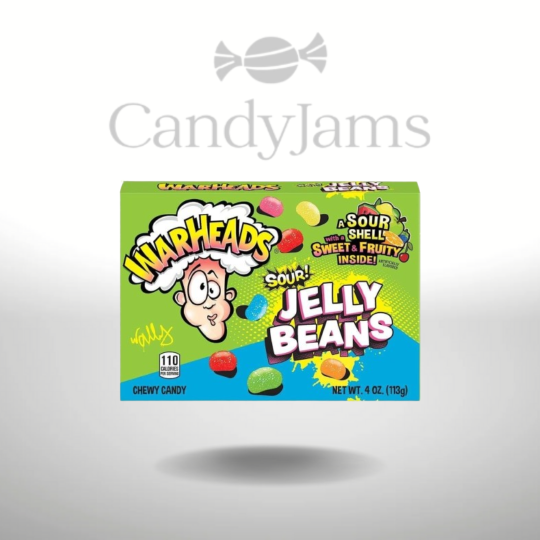 Warheads Sour Jelly Beans 113g (Karton mit 12 Stück) MHD: 25.01.2025