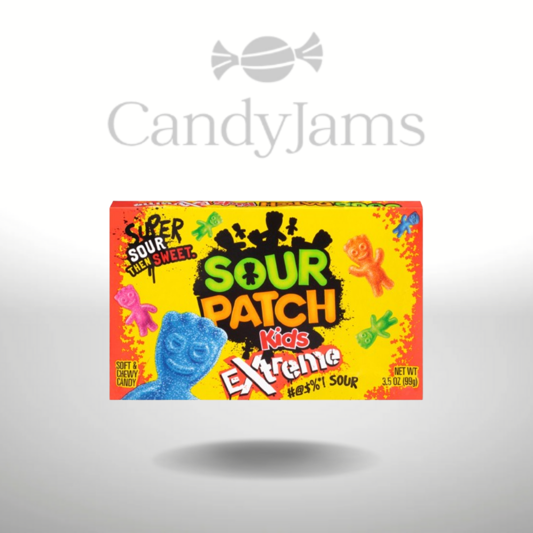 Sour Patch Kids Extreme Theatre Box 141g (doos van 12) Houdbaar tot: 30 februari 2025