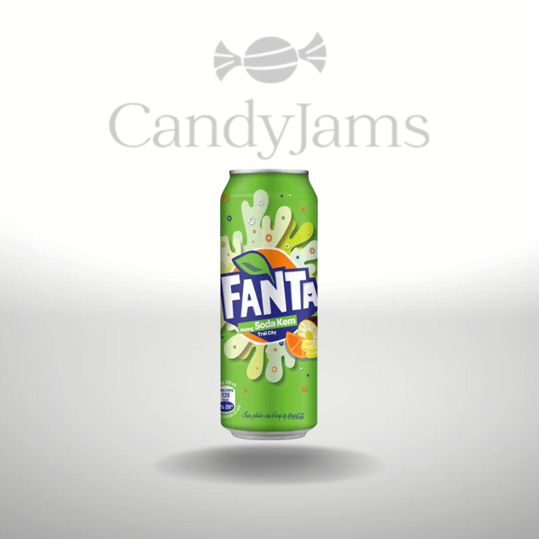 Fanta Cream Soda Asia 320ml (doos van 24 stuks) Houdbaarheidsdatum: