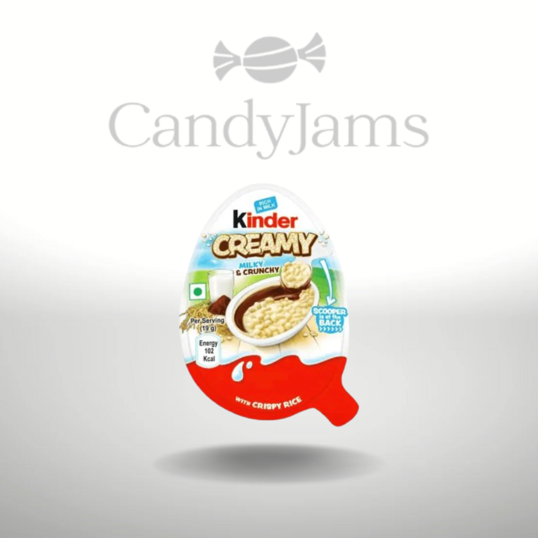 KINDER CREAMY MILKY & CRUNCHY 19g                     (Karton mit 24 Stück)
MHD: