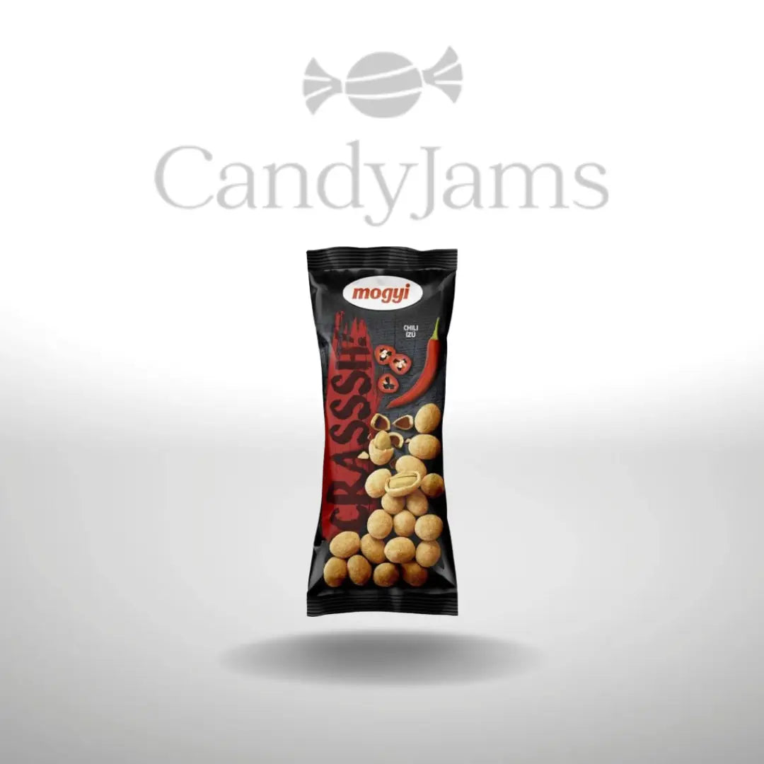 Mogyi Coated Peanuts-Chili 60g (Karton mit 30 Stück) MHD: 14.12.2025 Candy Jams