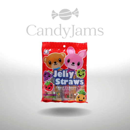 TW | ABC | Bear and Bunny Jelly Straw in Bag - Different Flavors | 300g (Karton mit 30 Stück) MHD: ) Candy Jams