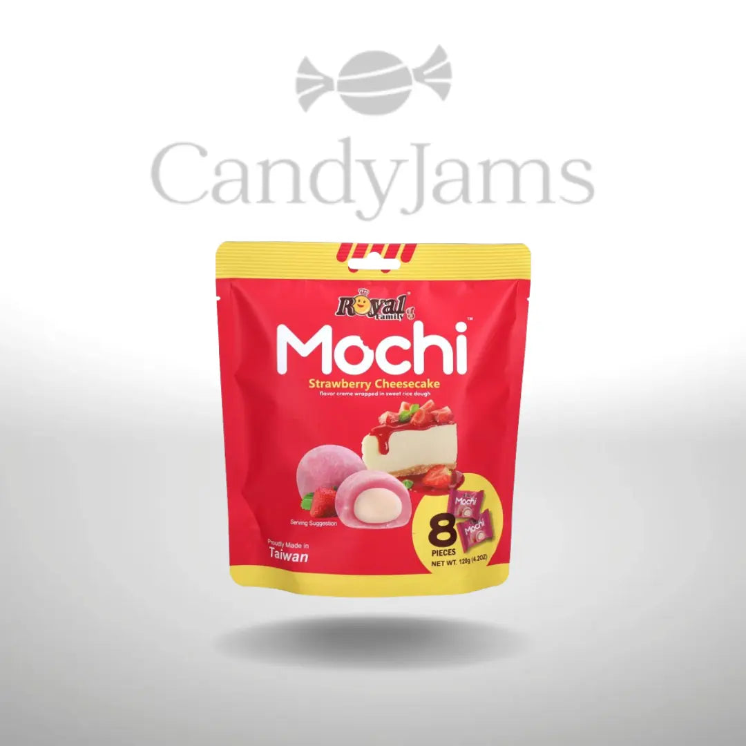 Mochi Strawberry Chees Cake 120g (Karton mit 24 Stück) MHD: 01.08.2025 Candy Jams