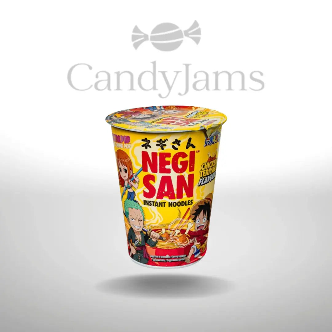 Ultra Pop - Negisan - Cup Noodles Luffy Chicken Teriyaki Flavor 65g (Karton mit 8 Stück) MHD: Candy Jams