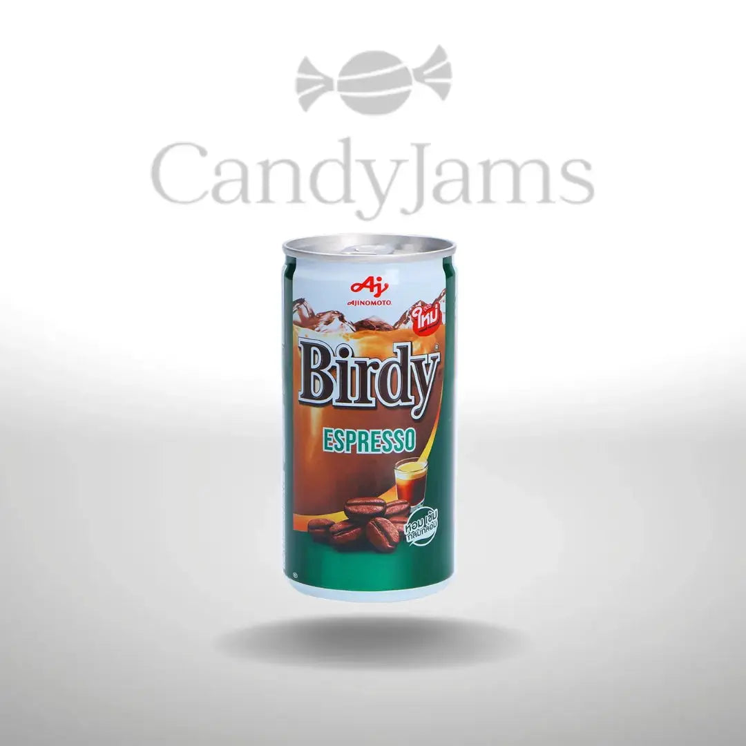 Ajinomoto Birdy Espresso (Green) Iced Coffee 180ml (Karton mit 30 Stück) MHD: Candy Jams
