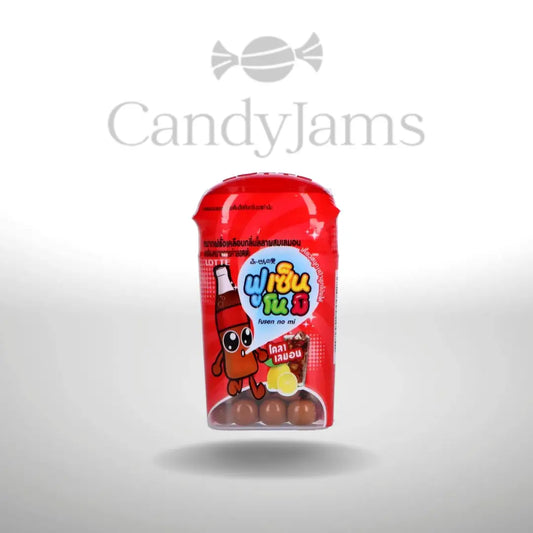 LOTTE - Fusen No Mi Cola Lemon Gum 15g (Karton mit  Stück) MHD: 08.08.2025 Candy Jams
