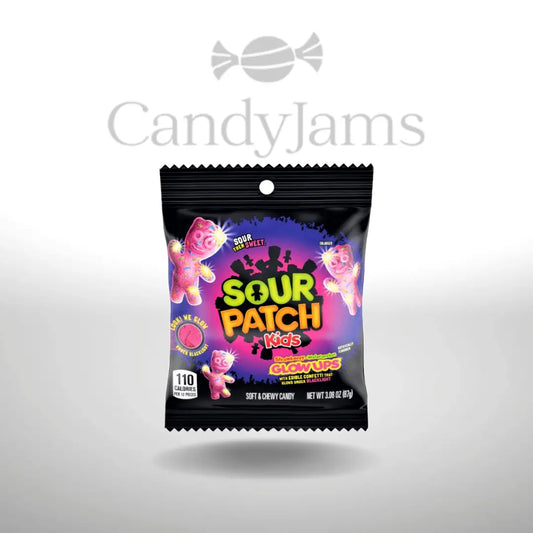 Sour Patch Kids Glowups 87g (Karton mit 12 Stück) MHD: Candy Jams