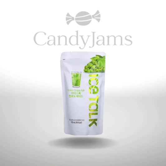 Ice Talk - Green Grape Ade Pouch 230ml (Karton mit 10 Stück) MHD: Candy Jams