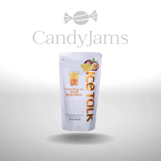 Ice Talk - Passion Fruit & Mango Ade Pouch 230ml (Karton mit 20 Stück) MHD: Candy Jams