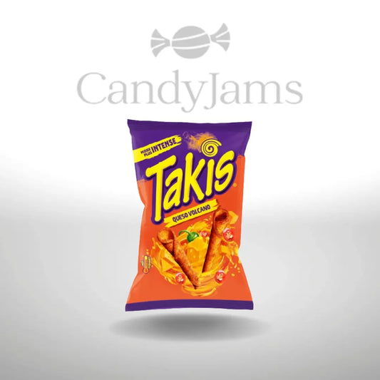 Takis Queso Volcano 40g   (Karton mit 48 Stück) MHD: 15.09.2024 Candy Jams