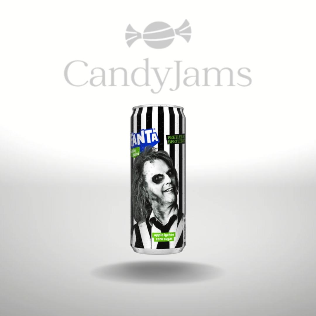 Fanta BeetleJuice Haunted Apple Can 355ml (Karton mit 24 Stück) MHD: 28.04.2025