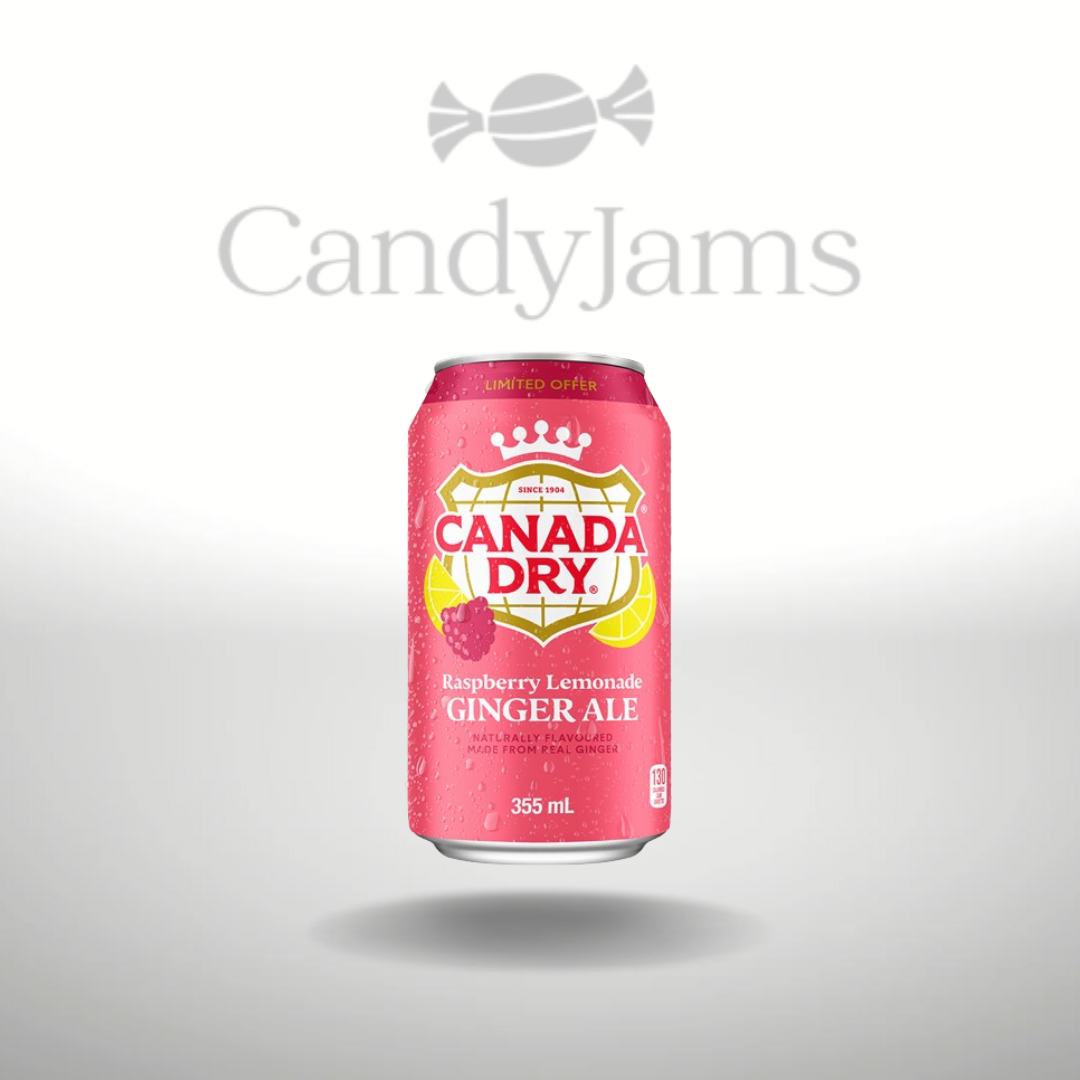 Canada Dry Raspberry Lemonade Ginger Ale 355ml                 (Karton mit 12 Stück) MHD:23.12.2024