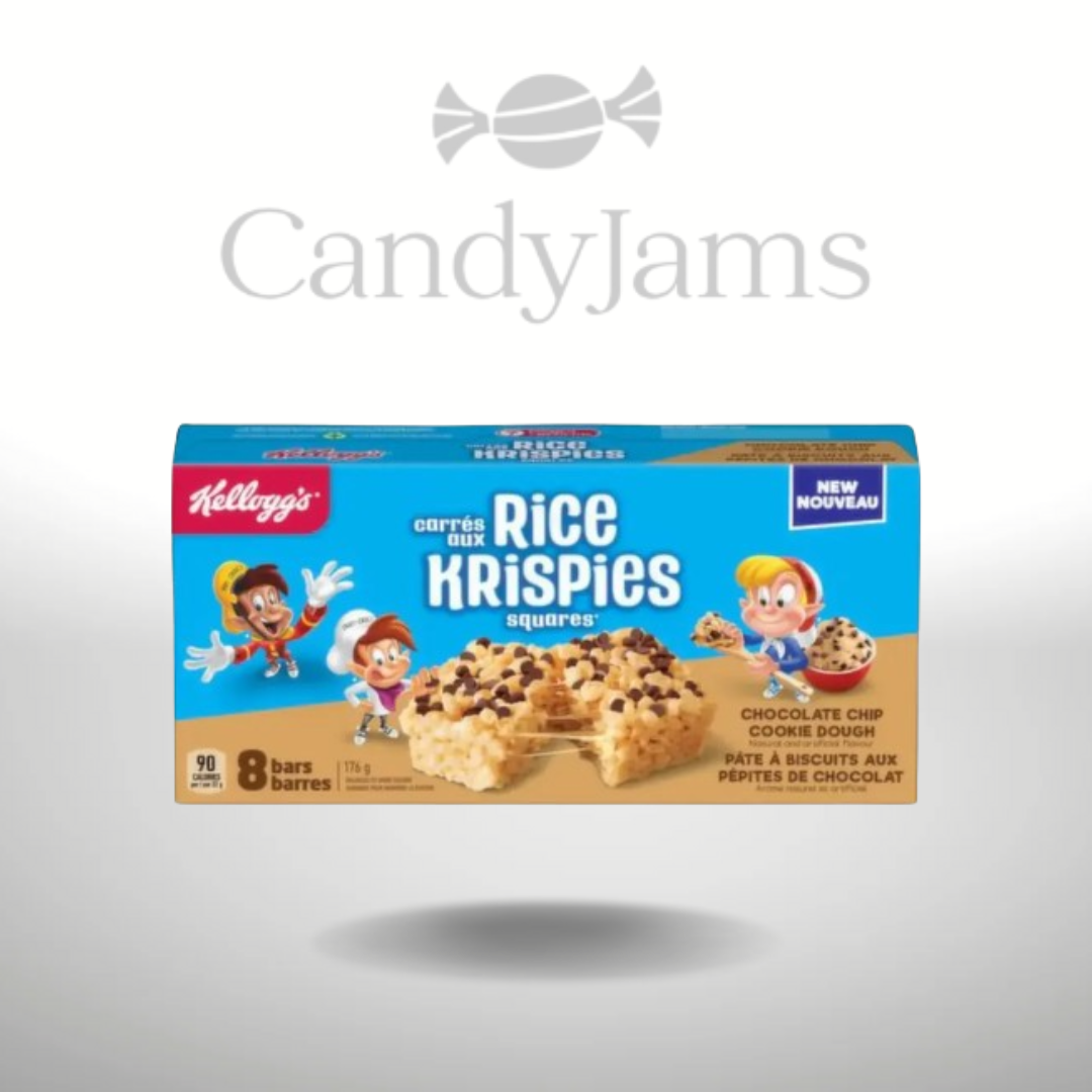 Rice Krispies Chocolate Chip Cookie Dough Squares 176g (doos van 12) Houdbaar tot: 21/01/2025