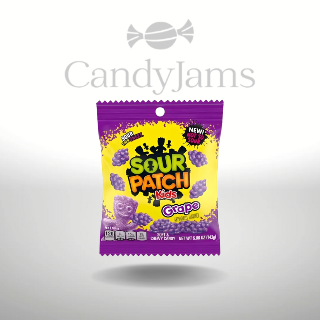 Sour Patch Kid Grape 102g (Karton mit 12 Stück) MHD: 28.12.2024